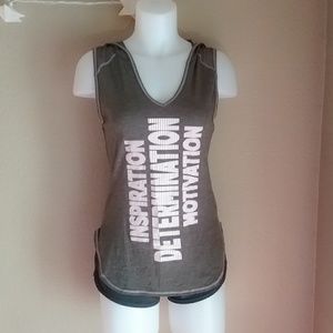 EVCR Workout Tank with Hood!